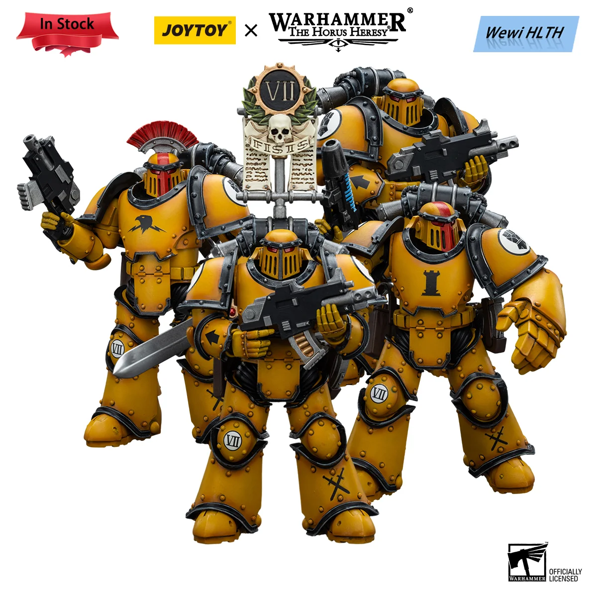 [Disponibile] 1/18 Joytoy Action Figure "The Horus Heresy" Warhammer Imperial Legion Mkiii Tactical Squad Anime Model Gift