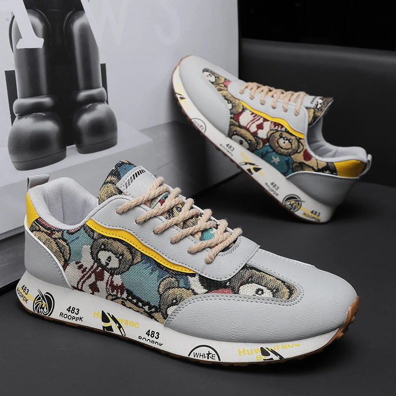 Forrest Gump-Zapatillas deportivas con cordones para hombre, Zapatos de Skate informales para exteriores, de moda, de verano - Imagen 3