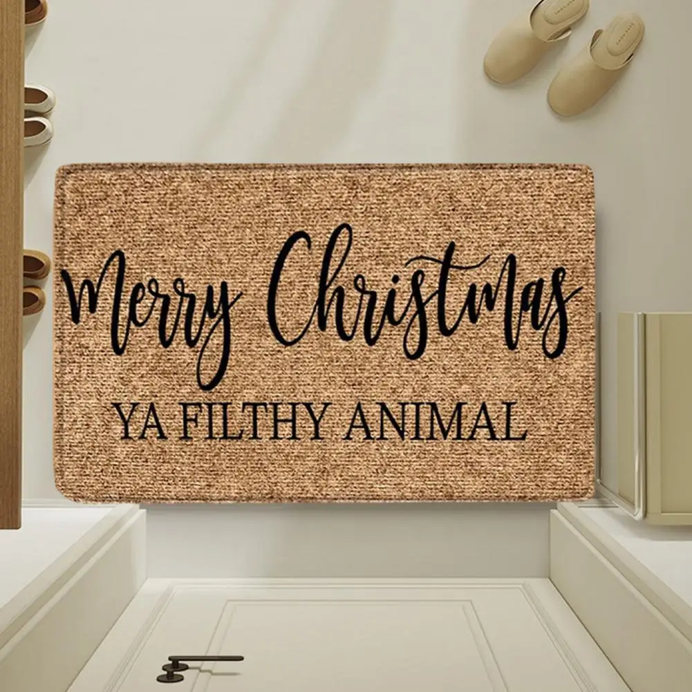 Non-slip Entryway Mat Weather-resistant Doormat Multi-purpose Anti-slip Door Mat for Outdoor Indoor Decoration for Outdoor