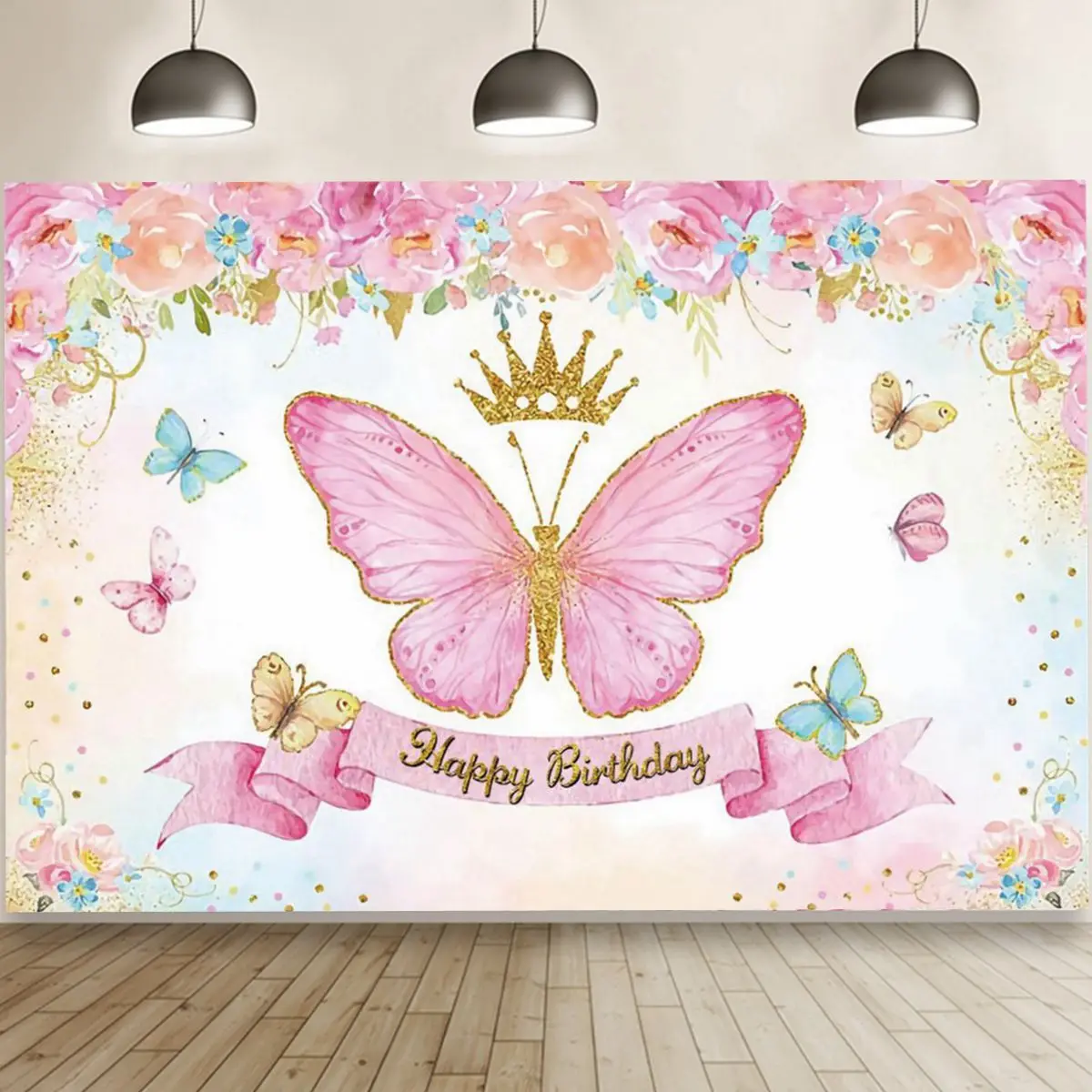20 Goldene Schmetterlings-Servietten, 33x33 Cm, 3-lagig – Perfekt Für Tischdeko & Basteln