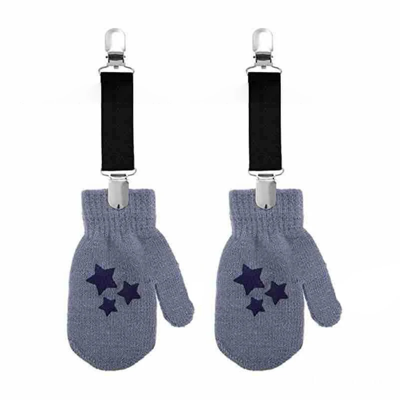 4 Pack Kids Gloves Non-Slip Straps Linking Straps For Kids Sleeves Gloves Clip 2