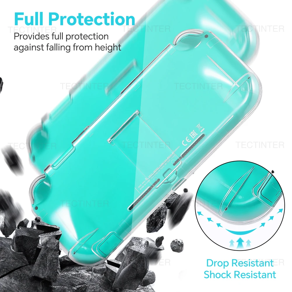 Crystal Clear Shockproof Protector Case with Stand