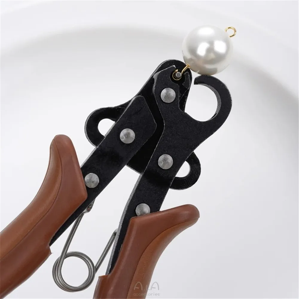 9-shaped Needle Curling Pliers Silver Wire Copper Wire Winding Wire DIY Jewelry Handmade Pliers Punching Pliers