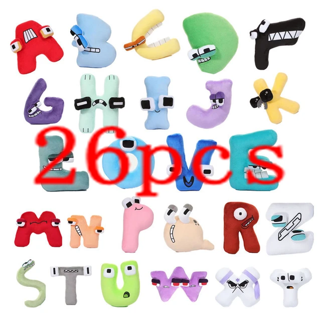 26PCS Alphabet Lore Plush Toys A-Z English Letter Stuffed Animal Plushie  Doll Toys For Kids Children Educational Christmas Gifts - AliExpress