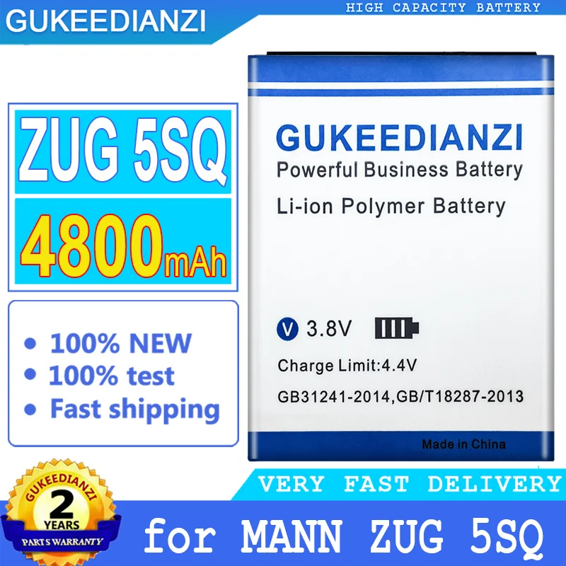 

4800mAh GUKEEDIANZI Battery For MANN ZUG 5SQ/for AGM A8 Big Power Bateria