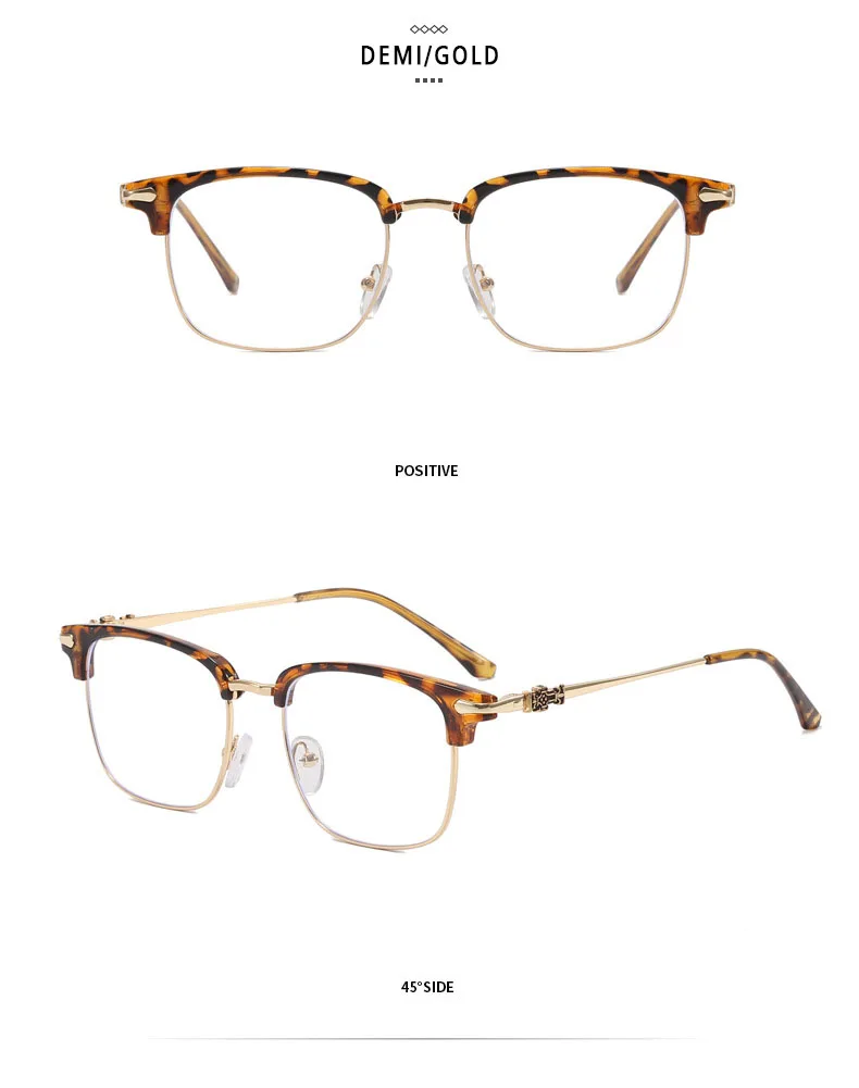 Blue Light Glasses - O-Q CLUB Square Eyeglass Frame with Anti-Reflective Lenses