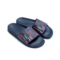 CH Stylish and comfortable beach slippers, sandals, non-slip and wearable, luxury brand classic letter design print slippers - Image 2