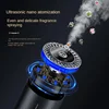Portable Car Diffuser Humidifier Mist Fragrance Colorful Light Smart Essential Oil Diffusers Nebulizer Car Aroma Diffuser 2