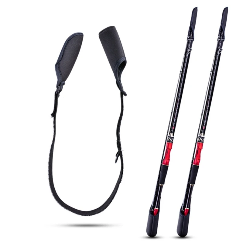 Fishing Rod Tie Holder Strap Belt Luya-Bundle Rod Belt Fishing Strap Sticker