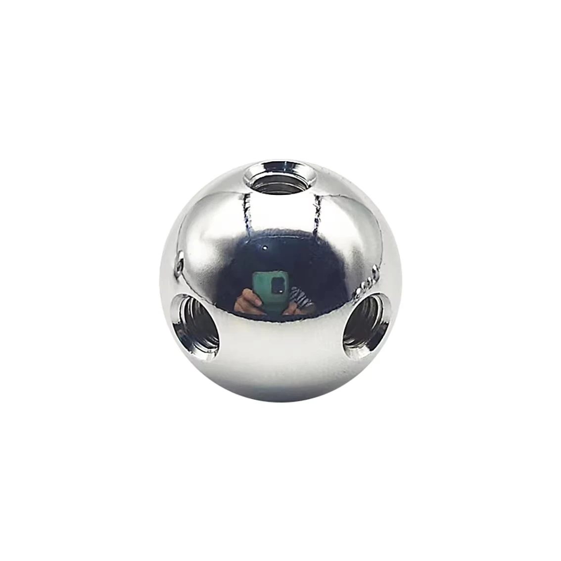 가구 디스플레이 캐비닛 브래킷, 직경 20mm, 25mm, 6 홀 태핑 스레드 볼, M6/M8 스레드 티, 3 면 연결 볼