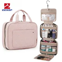 ZEXEF Travel Organizer Hanging Toiletry Bag Men Bathroom Large Portable Storage Box Waterproof Cosmetic Case for Makeup Women 1