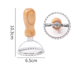 Deluxe Ravioli Cutter and Pastry Wheel Set (Large Round)