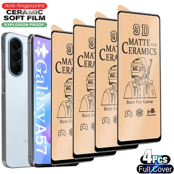 4PCS Pellicola in ceramica opaca per Samsung A57 A37 A56 A36 A26 A16 A54 A53 A52 A13 A14 A15 A24 A25 A33 A34 A35 A55 5G Proteggi schermo