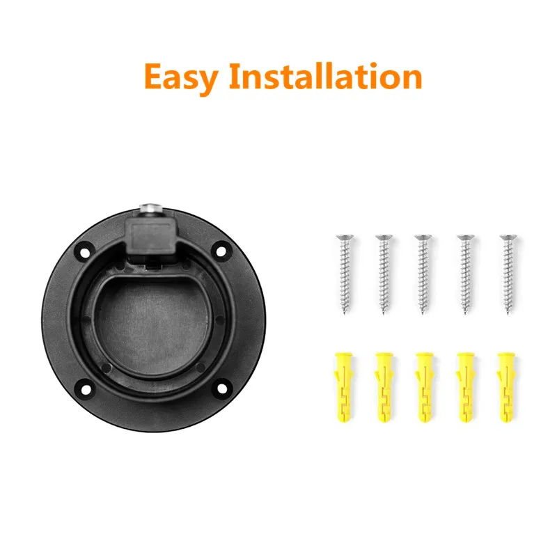 Type 2 AC Dummy Socket Holder IEC62196-2 Female Plug Level 2 EV Charger Cable Holder EV Charger Station Accessories