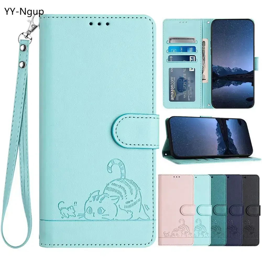 Cartoon Cat Phone Case for iPhone 17 16 15 14 11 12