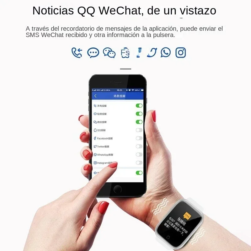 Y68 Smart Band w/ Color Screen: Step Counter, Multi-Workout Modes, App Alerts, Photography Remote & Music Control Watch 3