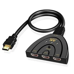 Ultra HD 3 - Port HDMI Switch with 4K and 3D Support (3 In 1 4K)