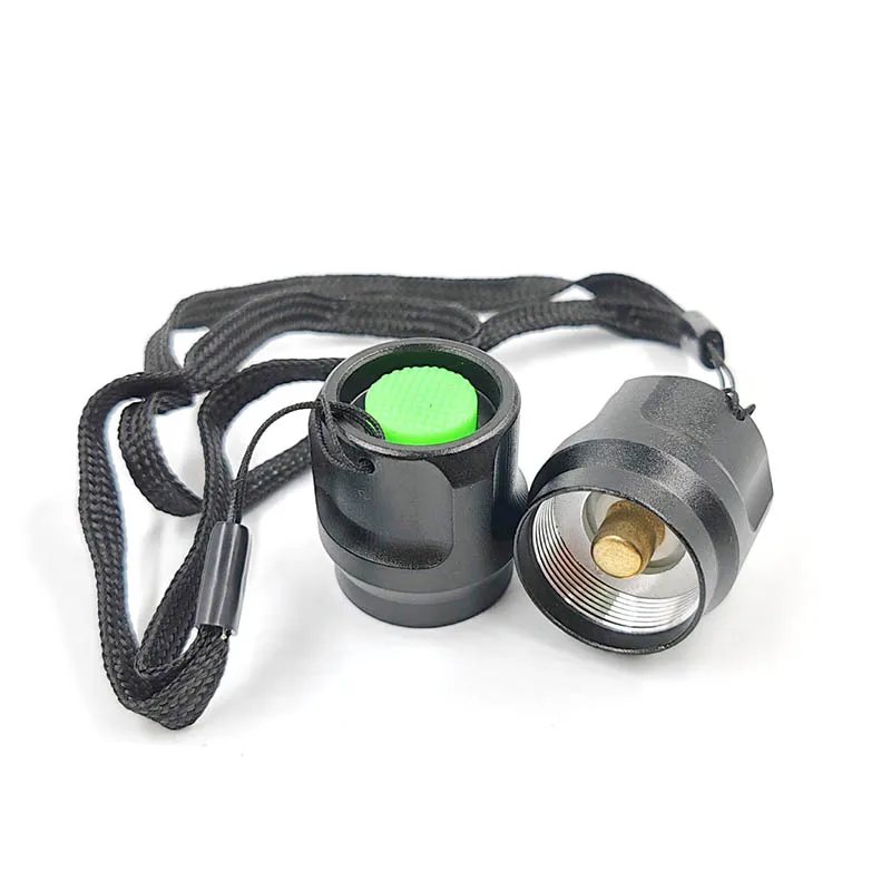 Flashlight Switch Assembly C8 Q5 Tail Accessories Torch Tail Switches Set Internal Thread Diameter 22mm