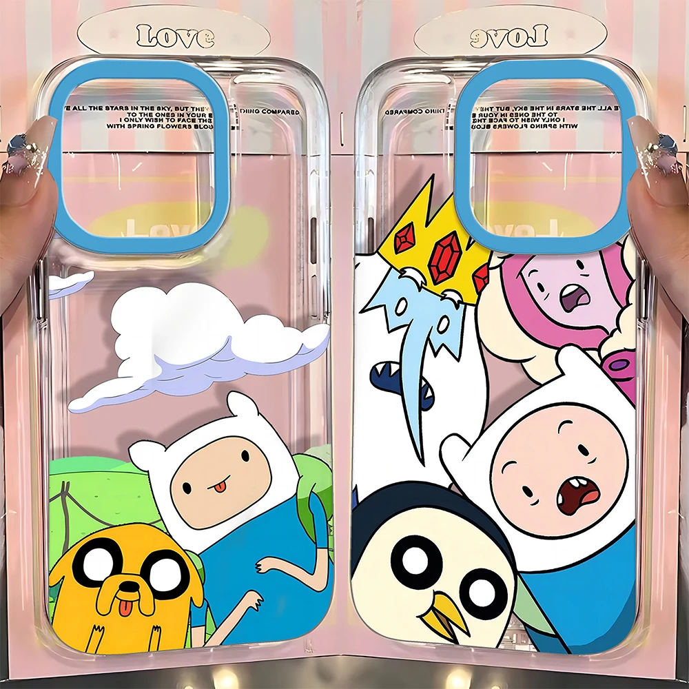 Whimsical Cartoon Adventure Shockproof Silicone Phone Case