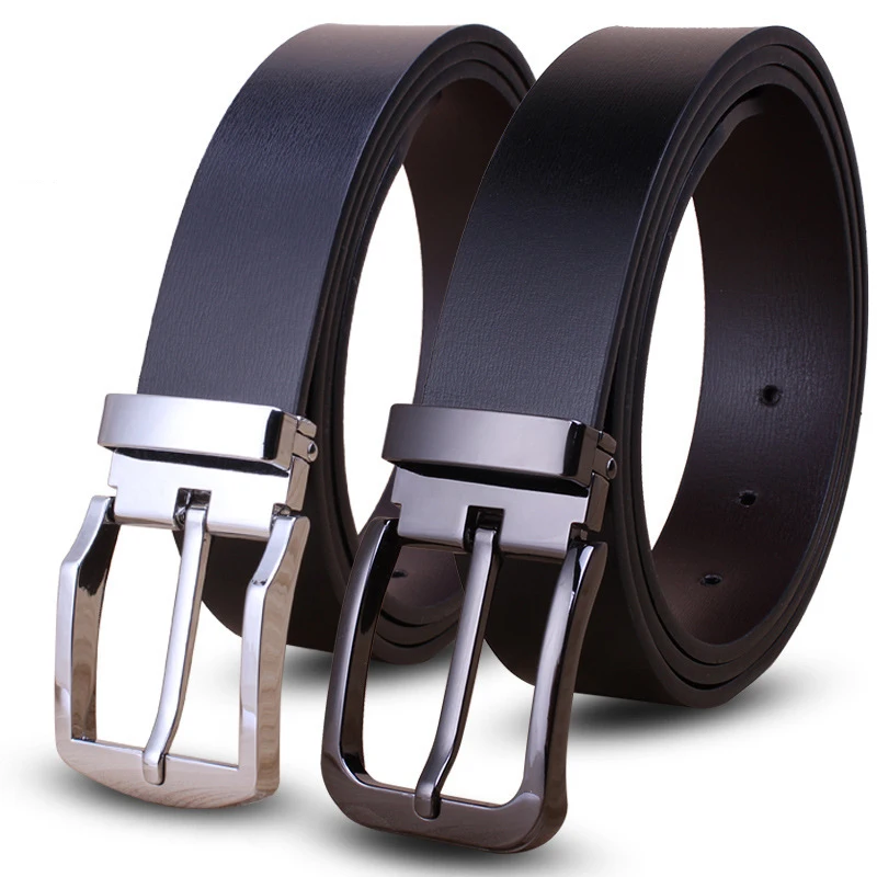 

Plyesxale Brand Luxury Design Genuine Leather Belt Men High Quality Pin Buckle Waist Belts For Jeans Casual Strap Homme G1407