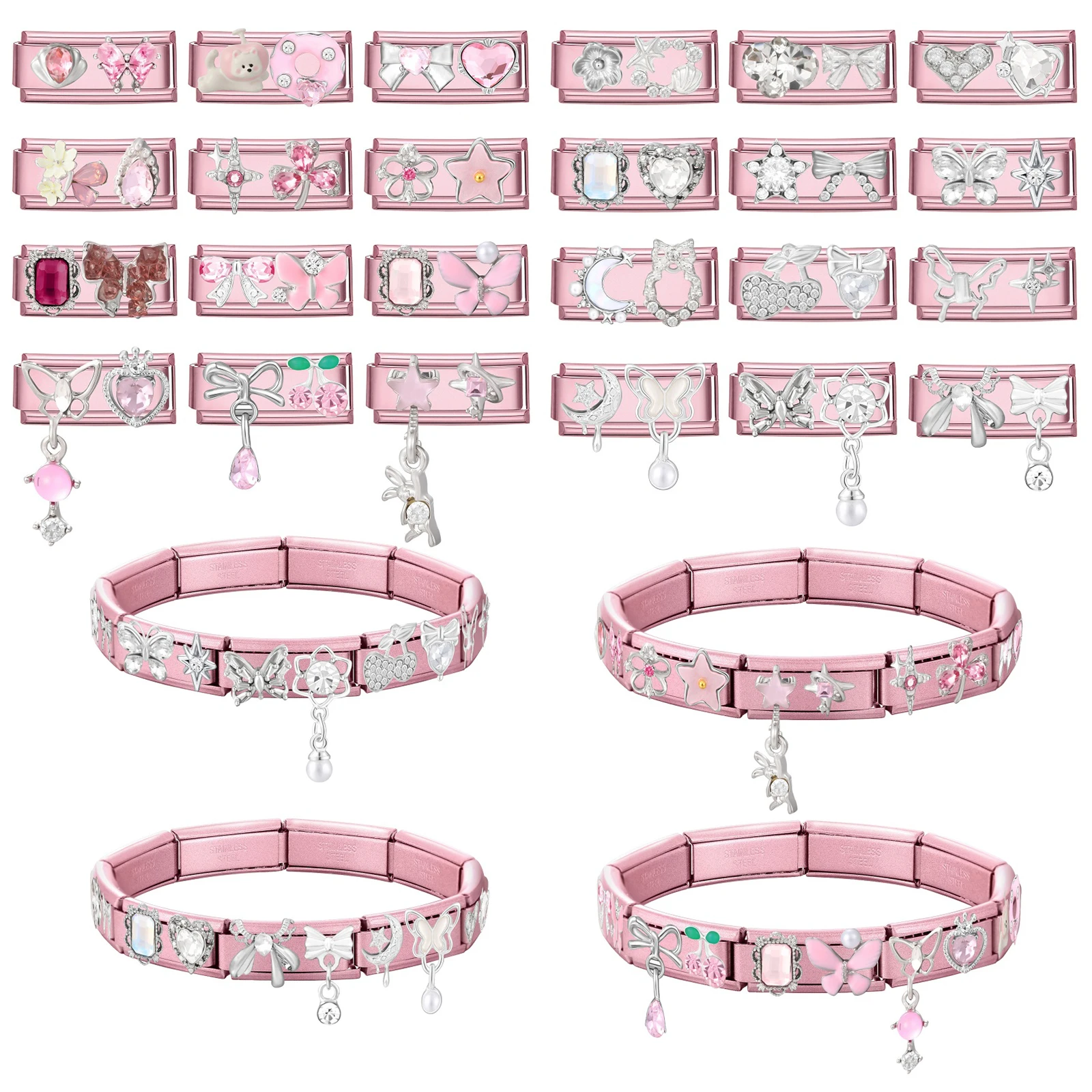 Romantic Zircon Bracelet DIY Making Jewelry