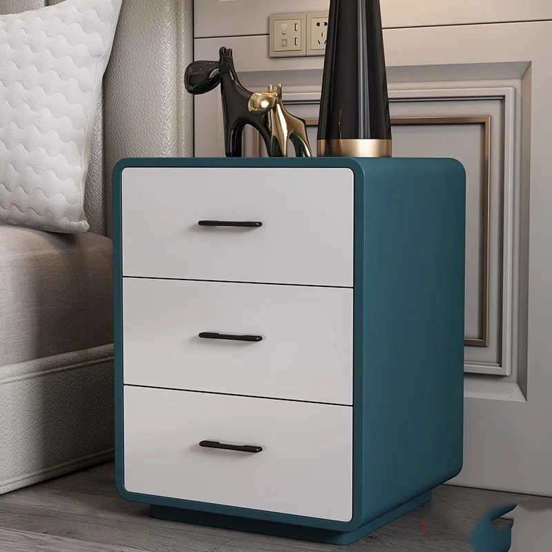 

Nordic Bedroom Nightstands Center Aesthetic Luxury Mobile Vintage Bedside Tables Rustic Wood Table De Chevet Home Furnitures