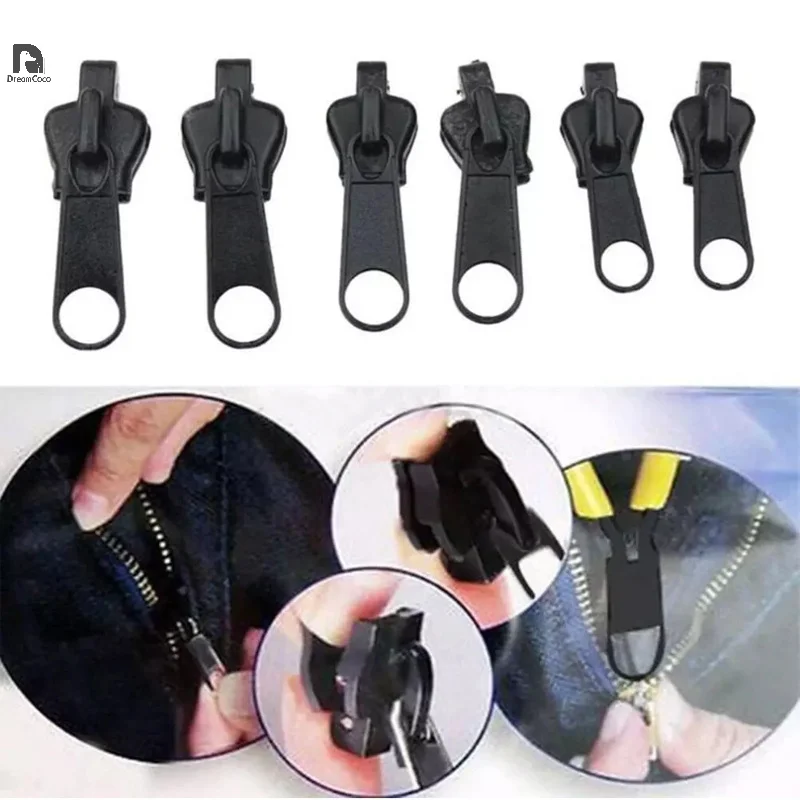 6pcsPlasticZipperRepairKit357UniversalInstantRepair
