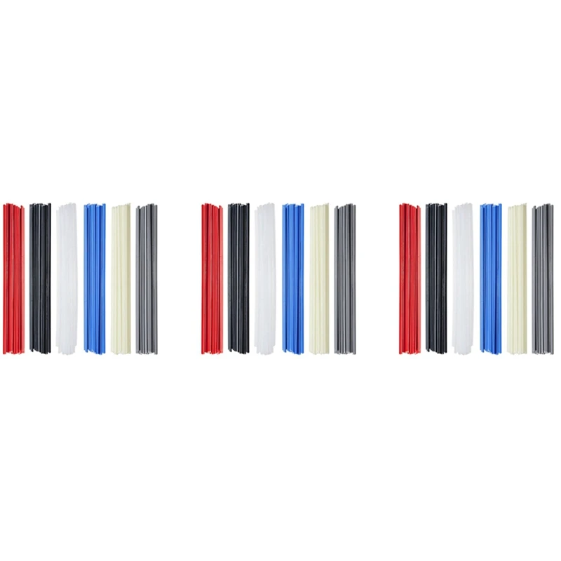 

180 Pcs Plastic Welding Rod-PP/PVC/ABS/Plastic Welding Rod Kit, Suitable For Car Bumper Plastic Repair