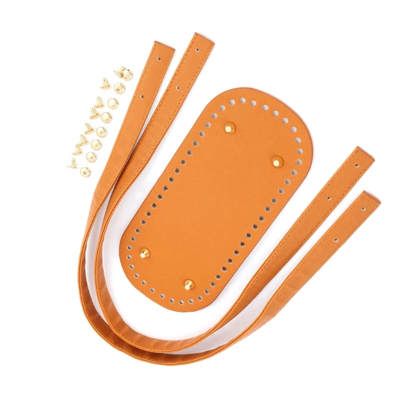 

Lightweight Bag Bottom & Strap Set Bag Makings set Crochet Bag set Handbag Replacements set including PU Leather Base