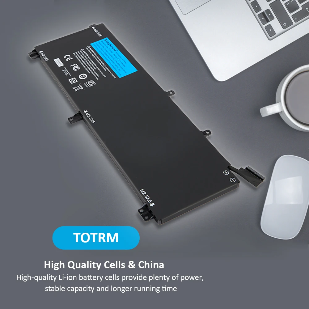 Kingsener-t0trm Bateria do Portátil Dell Xps 15 9530 Precisão M3800 H76mv 7d1wj 11.1v 61wh Ferramentas Gratuitas - Imagem 6