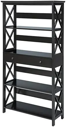 

5 Tier Bookcase with Drawer, White,11.75"D x 31.5"W x 59.75"H mhz remote control v Control de clonacion Liftmaster max garage r