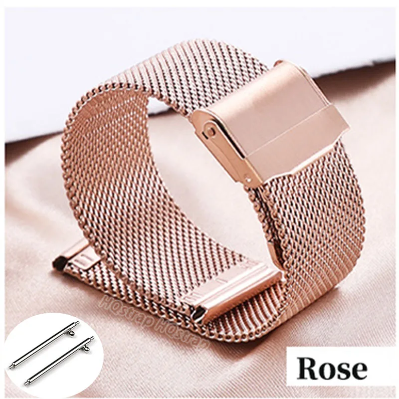Quick Release Milanese Strap 18mm 20mm 22mm 12mm 14mm 16mm