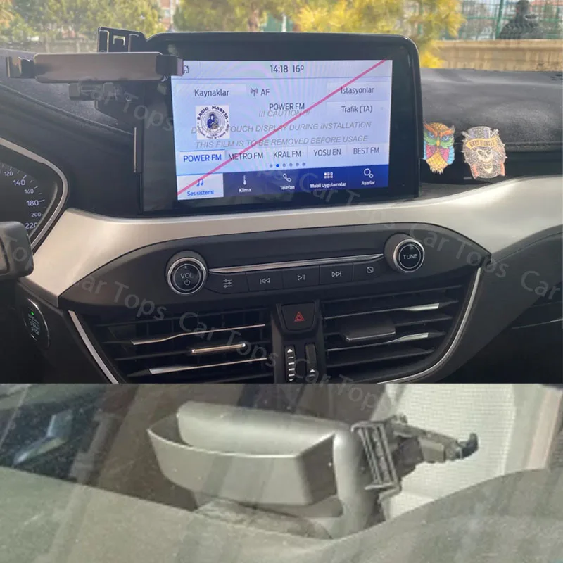 Car Screen Mobile Phone Holder for Ford Kuga MK3 3d ~ New MagSafe Magnetic Cellphone Bracket Gravity Stand Accessories