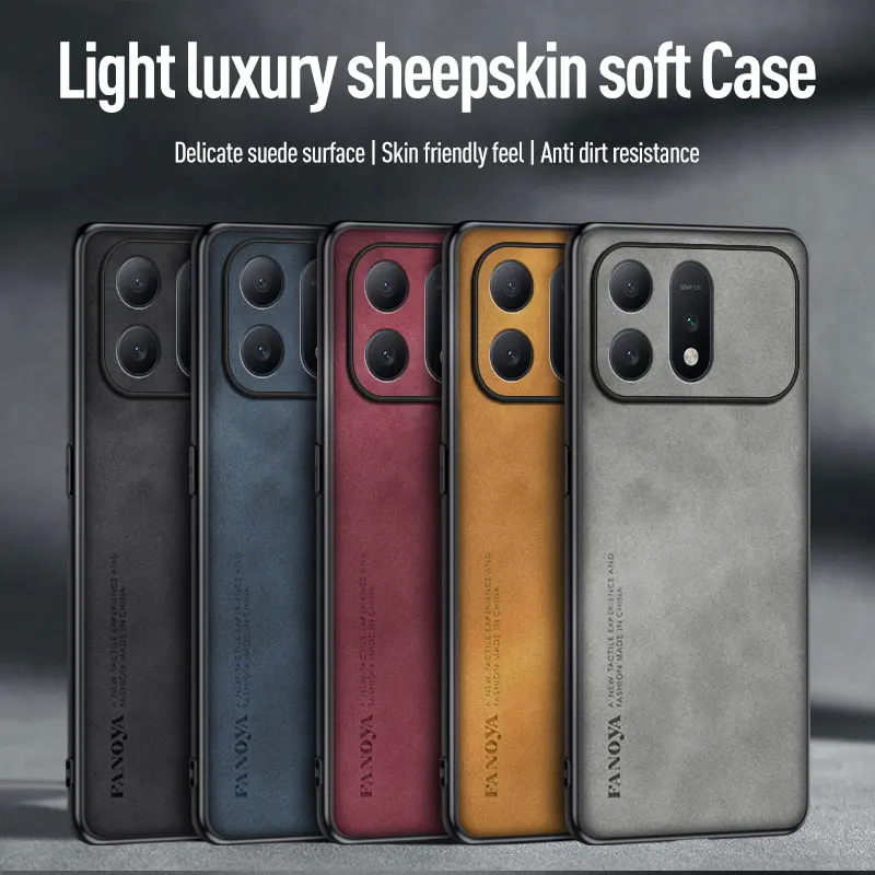 Luxury Sheepskin Leather Protective Back Case