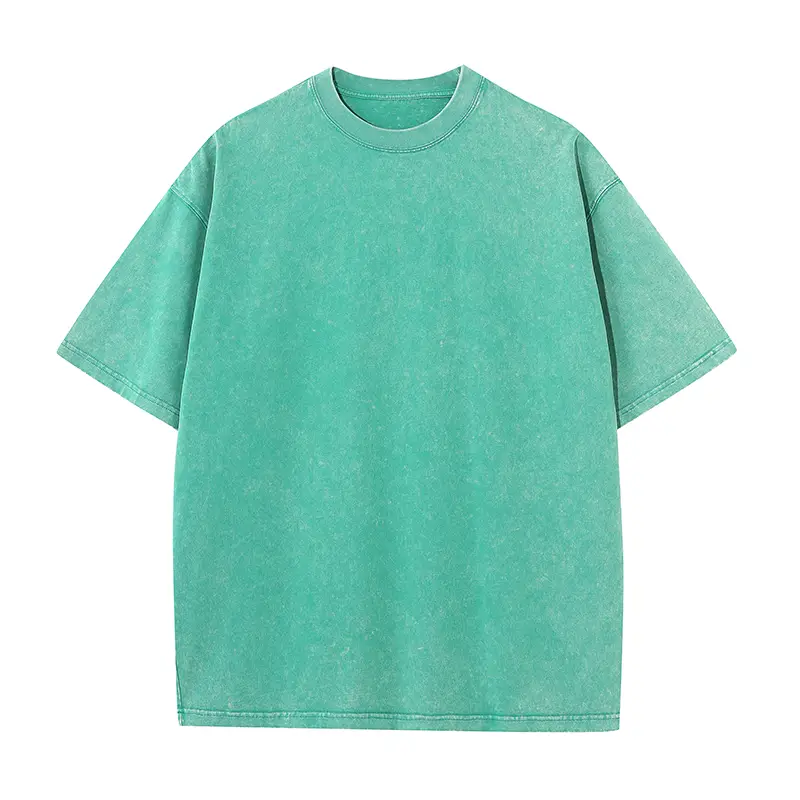 100% Cotton T-shirt Custom Logo Street Trend Short Sleeve T-shirt Embroidery Design European American Size Tops Printing Pattern - Image 8