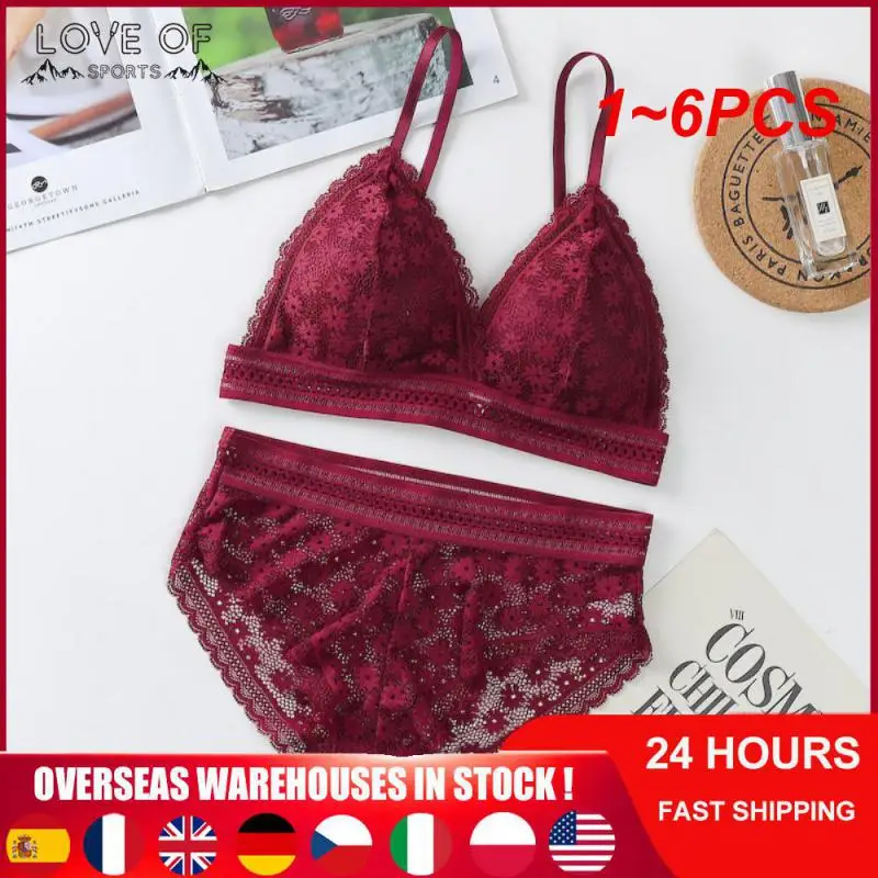 

Комплект женского кружевного нижнего белья, 1-6 шт.