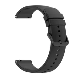 Versatile Nylon Loop Watch Strap for Huawei and HONOR Watches (Silicone Black)