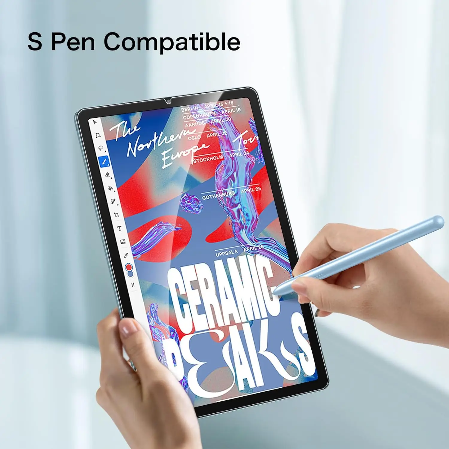 For Samsung Galaxy Tab S6 lite 2024 10.4 inch Tempered Glass Screen Protector SM-P620 SM-P625 Tablet Clear Protective Film 5