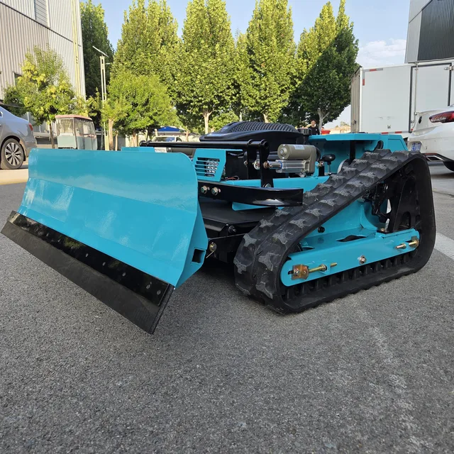 Winter snow shoveling special fully automatic remote control intelligent crawler orchard lawn smart lawn mower 3