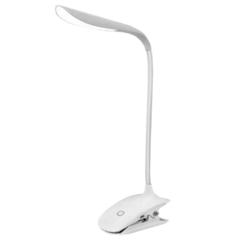 

Big Deal LED Clip On Book Light Reading Lamp Rechargeable 3 Brightness Levels 14 LED Eye Protection Bulbs Table Lamp, White