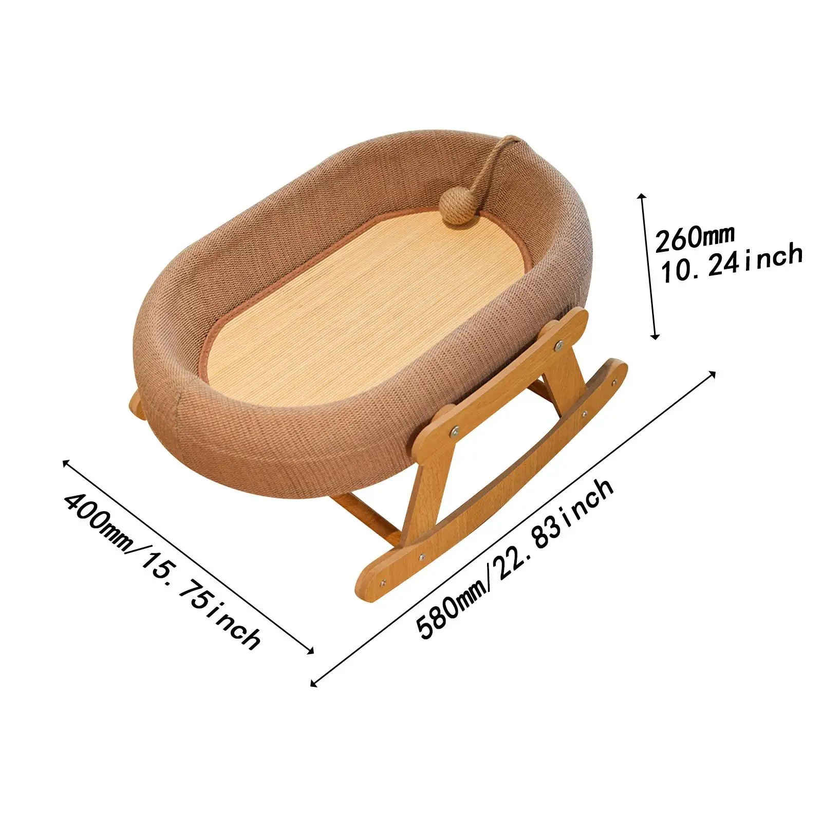 Cat Hammock Bed Open Top Pet Supplies Breathable Kitty Cot for Indoor Cats