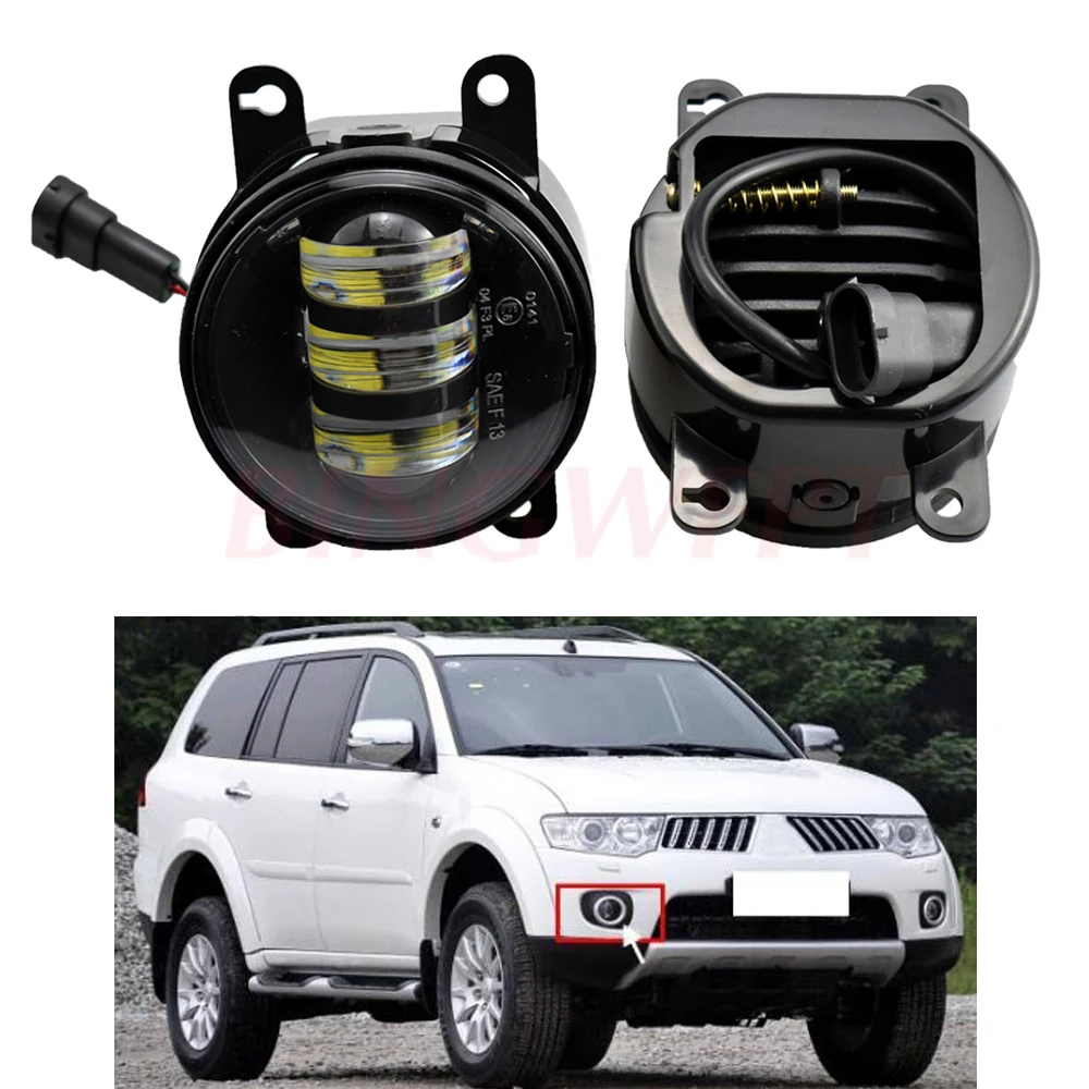 

Сверхъяркие светодиодные противотуманные фары в сборе для Mitsubishi Pajero Montero Sport 2008-2014, для Outlander Pajero Colt