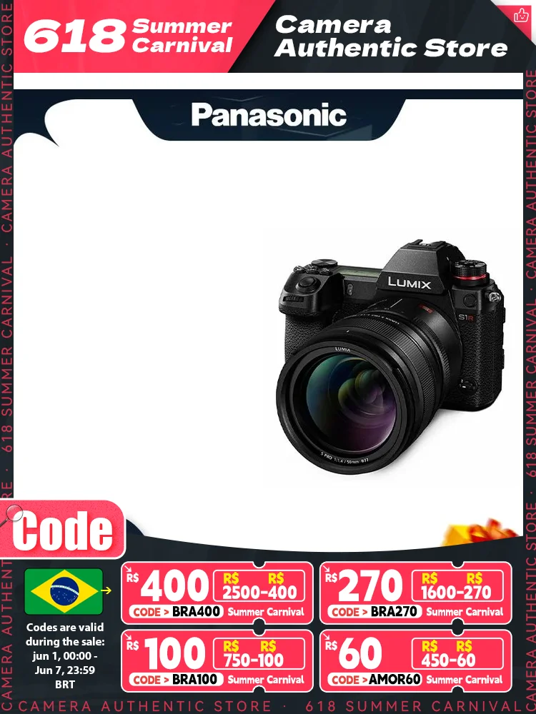 Panasonic LUMIX DC-S1RGK S1R Full Frame Non Reflective Micro Single Digital Camera Single Body Professional Camera S1R
