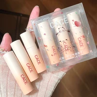 New 3 Colors Makeup Matte Lipstick Waterproof Long Lasting Lip Stain Sexy Red Velvet Nude Lipsticks Women Sexy Lips Cosmetics 1