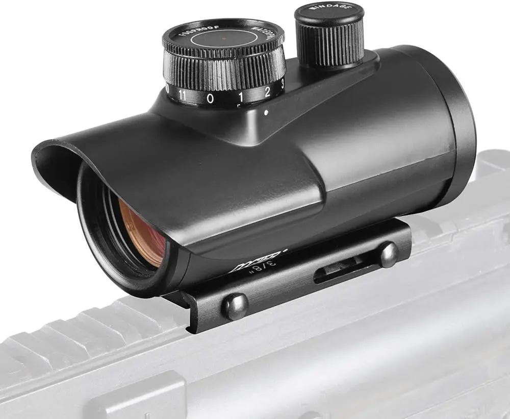 Description Picture 2 of item1X30 Red Dot Sight Scope Holographic Mount on 11mm Weaver Rail&20mm Picatinny Rail Tactical Hunting Optics RGB Riflescope Sight