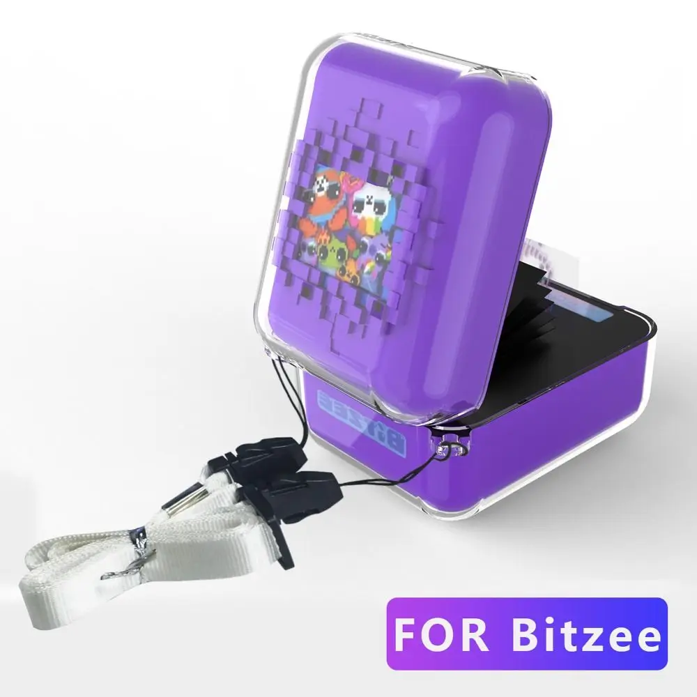 Custodia Protettiva In Tpu Console Di Gioco Portatile Crystal Clear Digital Pet Machine Cover Antiurto Morbida Per Bitzee Interactive Toy