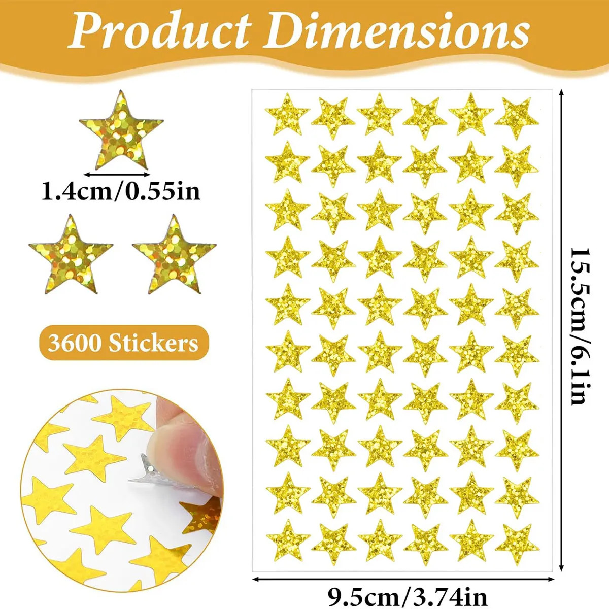 1.4cm 미니 홀로그램 포일 스타 스티커 600-2100Pcs 보상 스티커 학생 행동 차트 플래너 교실 공예 스티커