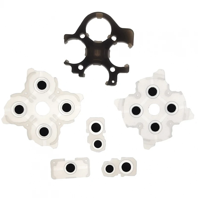 Pulsanti Di Contatto In Gomma V2 Compatibili Per Controller Ps5 Play Station 5 Pad # Sony Play Station 5 (Cfi-1015A, Cfi-1016A)