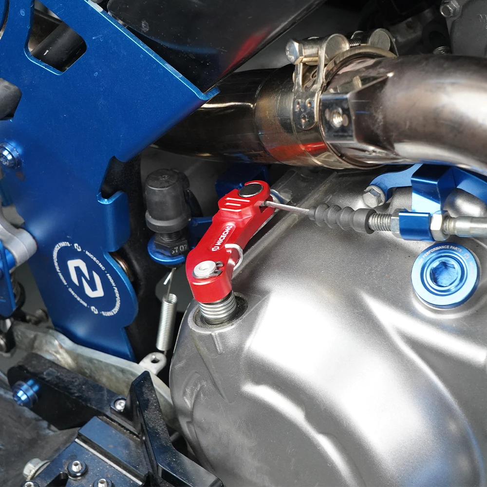 NiceCNC Pull-Kupplungszug-Arm für Yamaha Raptor 700 2006–2024, 700R 2011–2024, Push-Hebel-Baugruppe, Billet-Aluminium, ATV-Zubehör – Detail 18