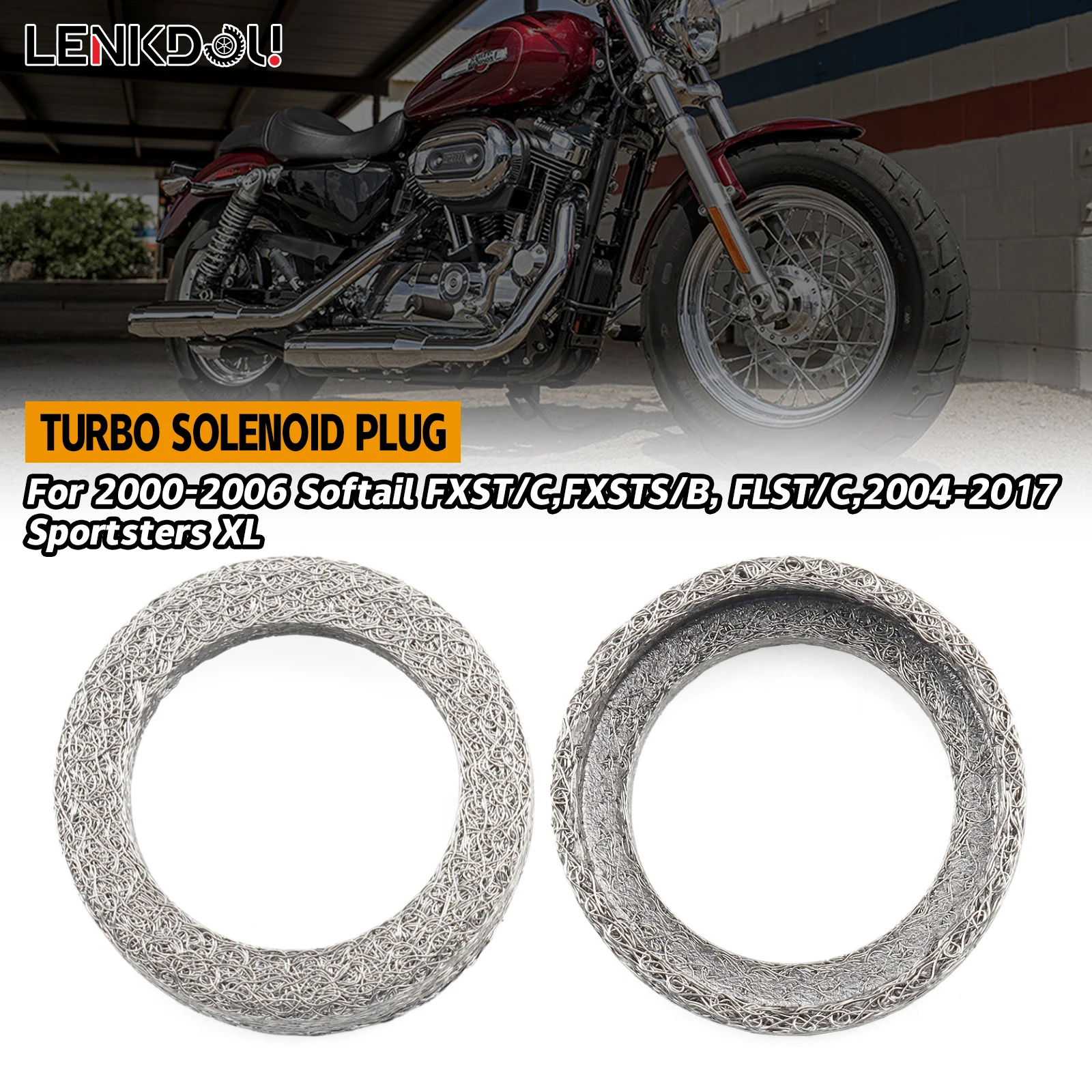 ExhaustCrossoverGasketsSealFitsforHarleySportstersXL20042017